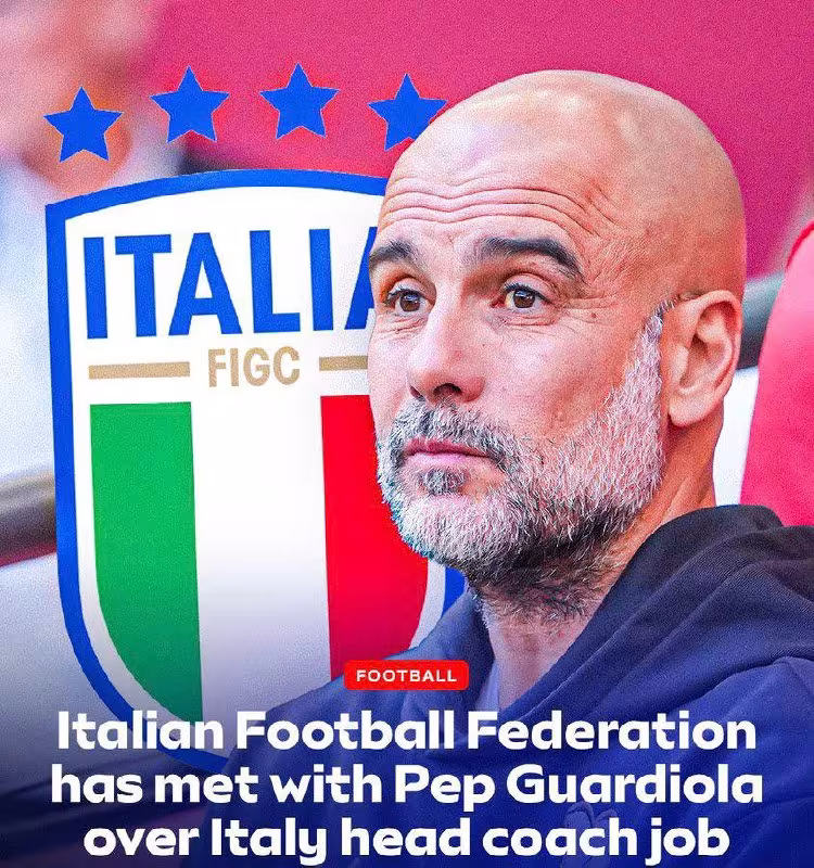 FIGC Pep Gvardiolaga Italiya terma jamoasini boshqarishni taklif qildi