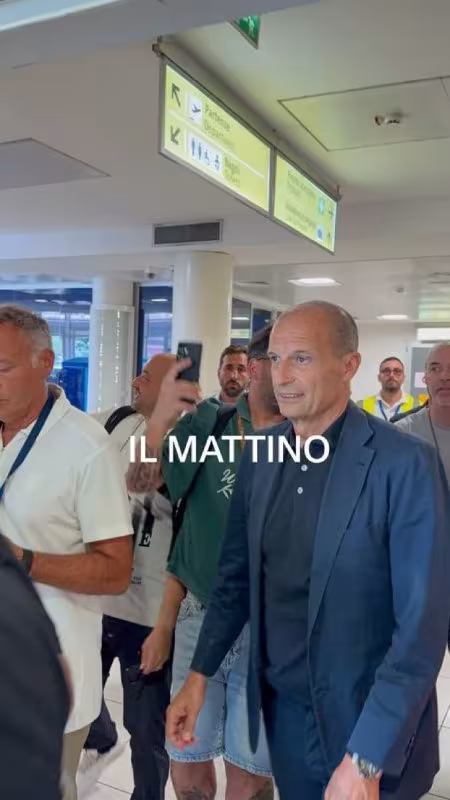 Massimiliano Allegri Neapolga yetib keldi