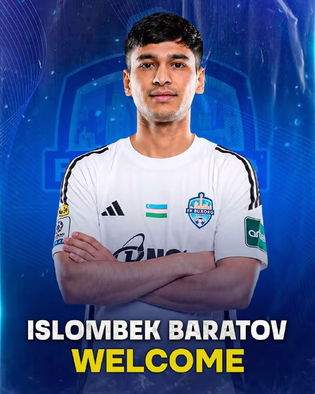 Islombek Baratov “Buxoro” jamoasi futbolchisi