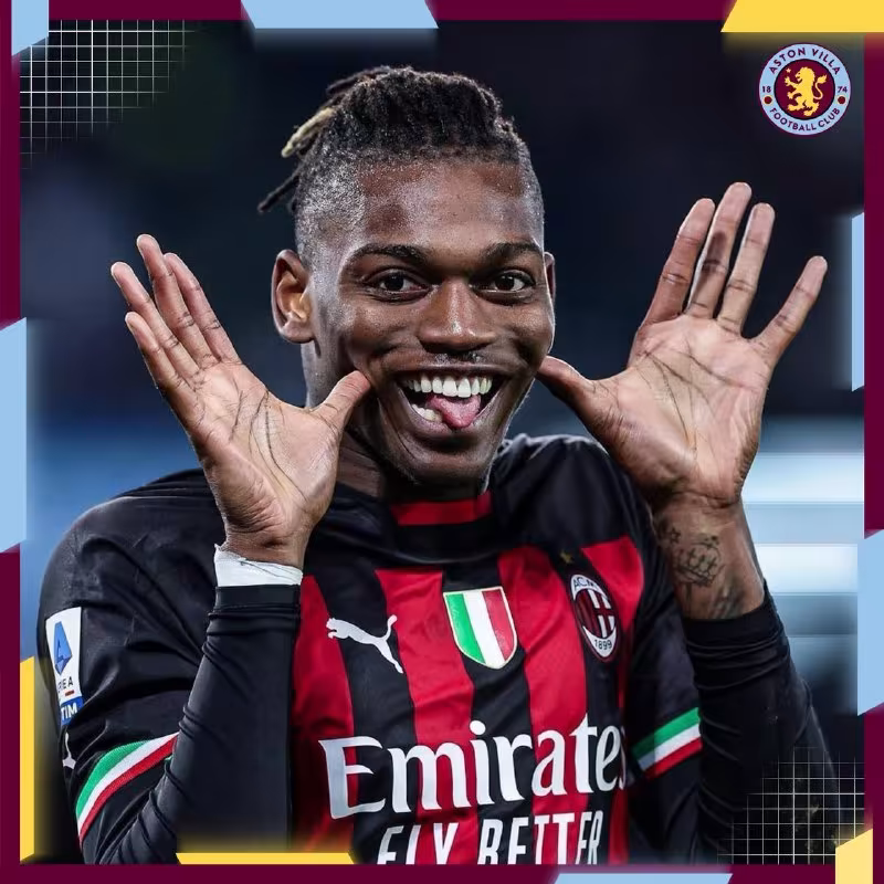 Aston Villa Rafael Leao bilan qiziqmoqda