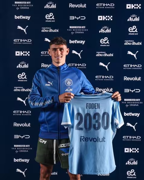 Fil Foden «Manchester Siti» bilan shartnomasini uzaytirdi