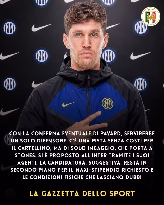 Jon Stounz Inter safiga o'tishi mumkinmi?
