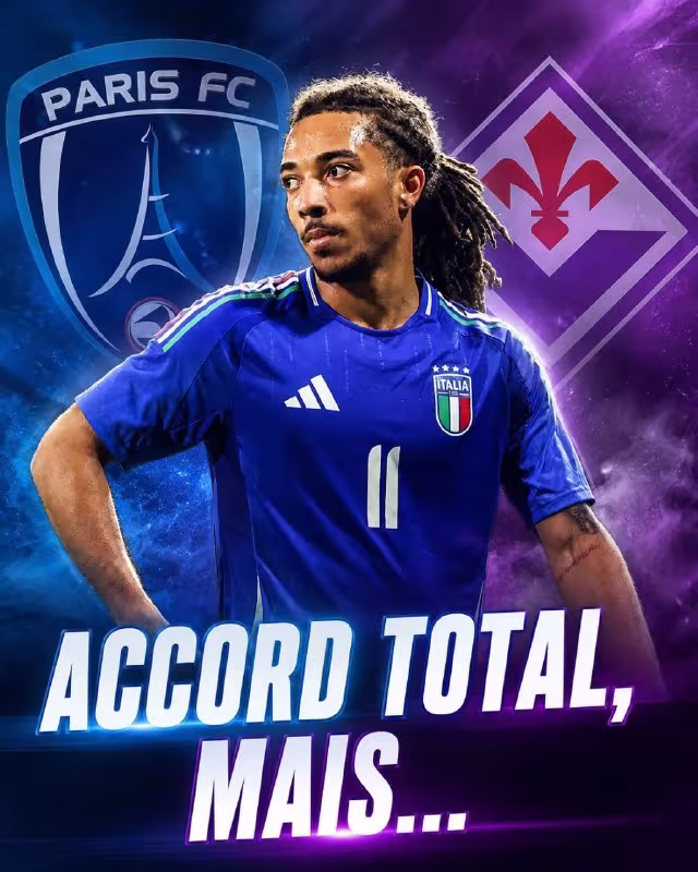 Luka Koleosho transferi bo'yicha vaziyat: "Parij" va "Fiorentina" o'rtasidagi kurash