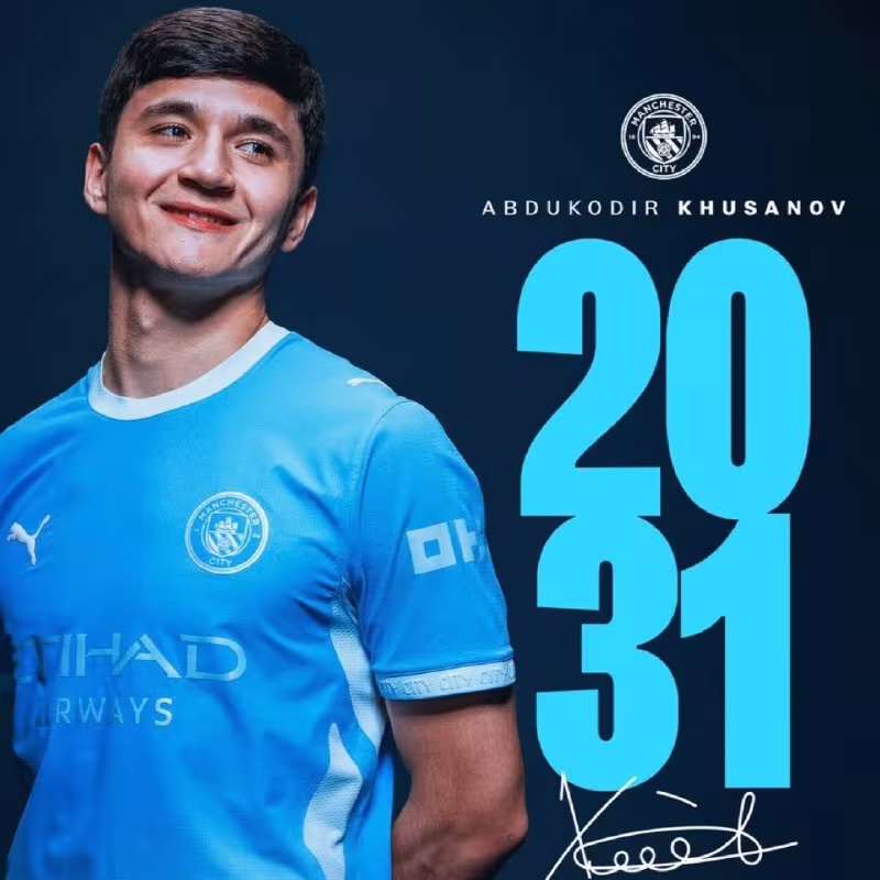 Abduqodir Husanov «Manchester Siti» bilan shartnomani uzaytirdi