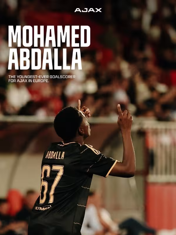 Mohamed Abdalla «Ayaks» tarixidagi eng yosh gol muallifiga aylandi
