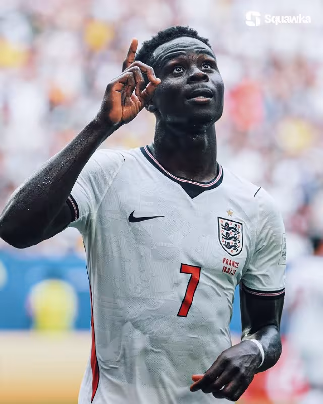 Bukayo Saka Angliya terma jamoasi tarixida xet-trik qayd etgan to'rtinchi futbolchiga aylandi