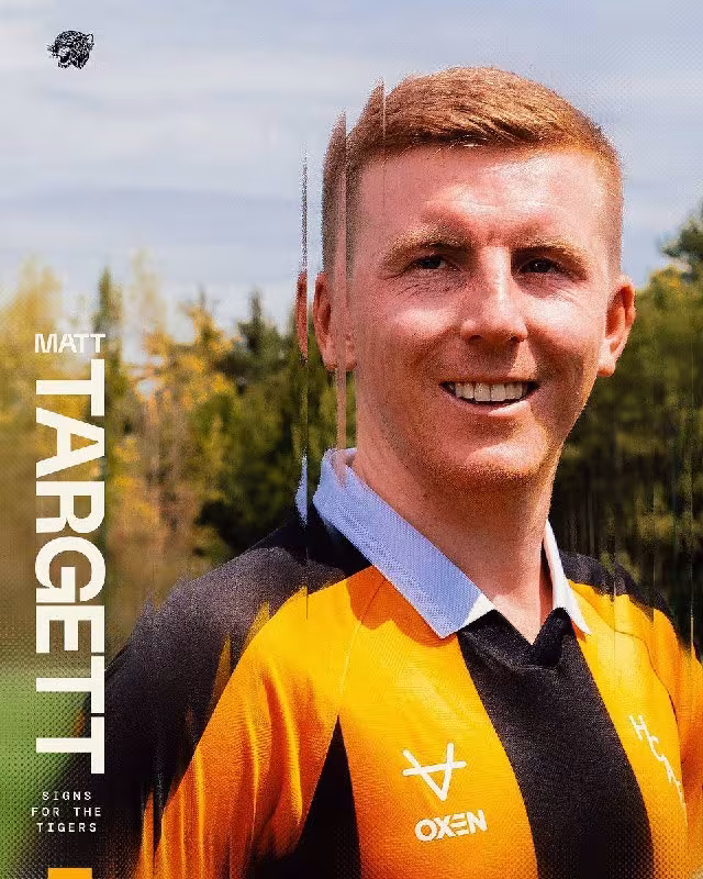 Mett Targett «Xall Siti» futbolchisiga aylandi