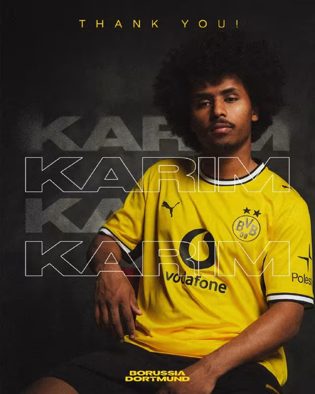 Karim Adeyemi Dortmund bilan xayrlashdi