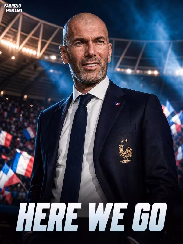 Zinedin Zidan Fransiya terma jamoasi bosh murabbiyi bo'ladi